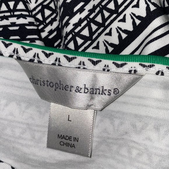 Christopher & Banks Zig Zag Striped Top - Picture 4 of 4